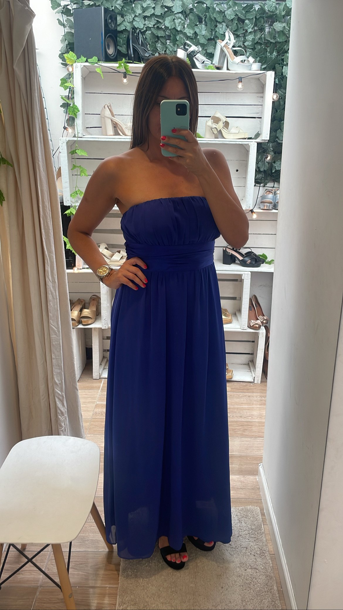 Vestido largo “ Strapless”